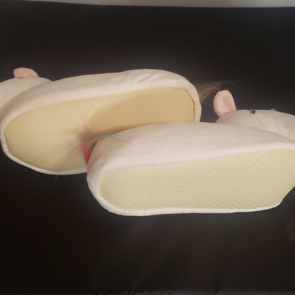 NWOT Rainbow Womens Unicorn size Med 7/8 slippers - Picture 8 of 8